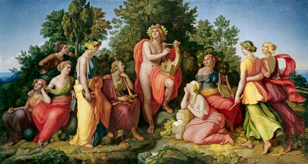 Apollo and the Muses - Heinrich Maria Hess