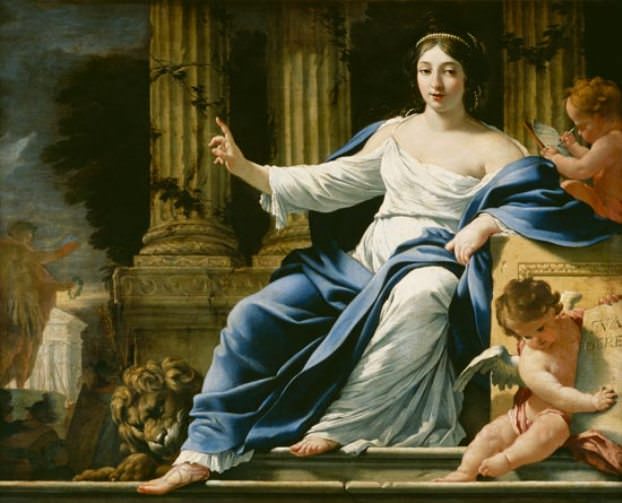 Muse Polymnia - Simon Vouet